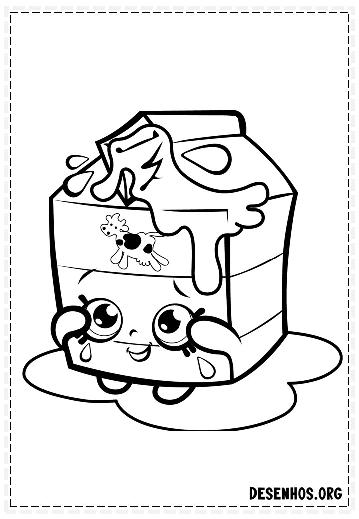 160 desenhos de Shopkins para colorir