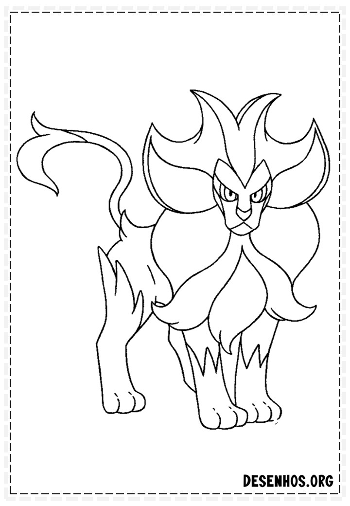 pokemon para colorir 135