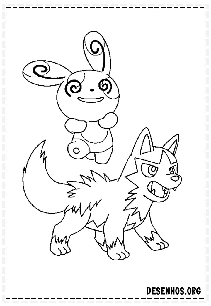 pokemon para colorir 186