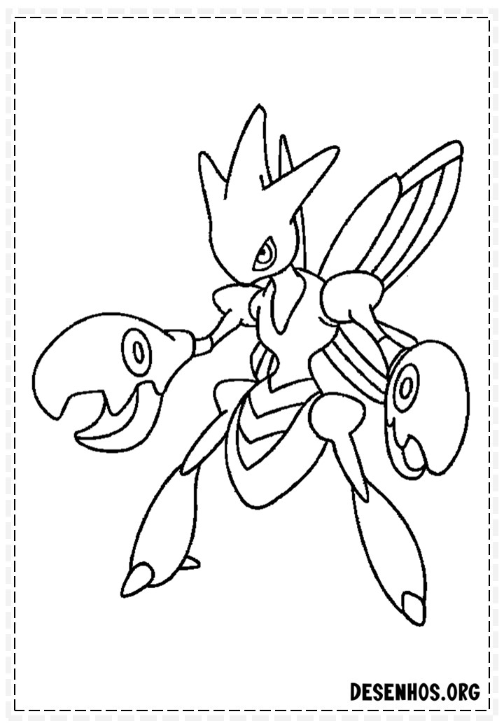 pokemon para colorir 405 –  – Desenhos para Colorir