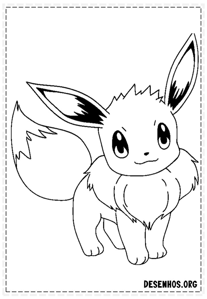 pokemon para colorir 85 –  – Desenhos para Colorir