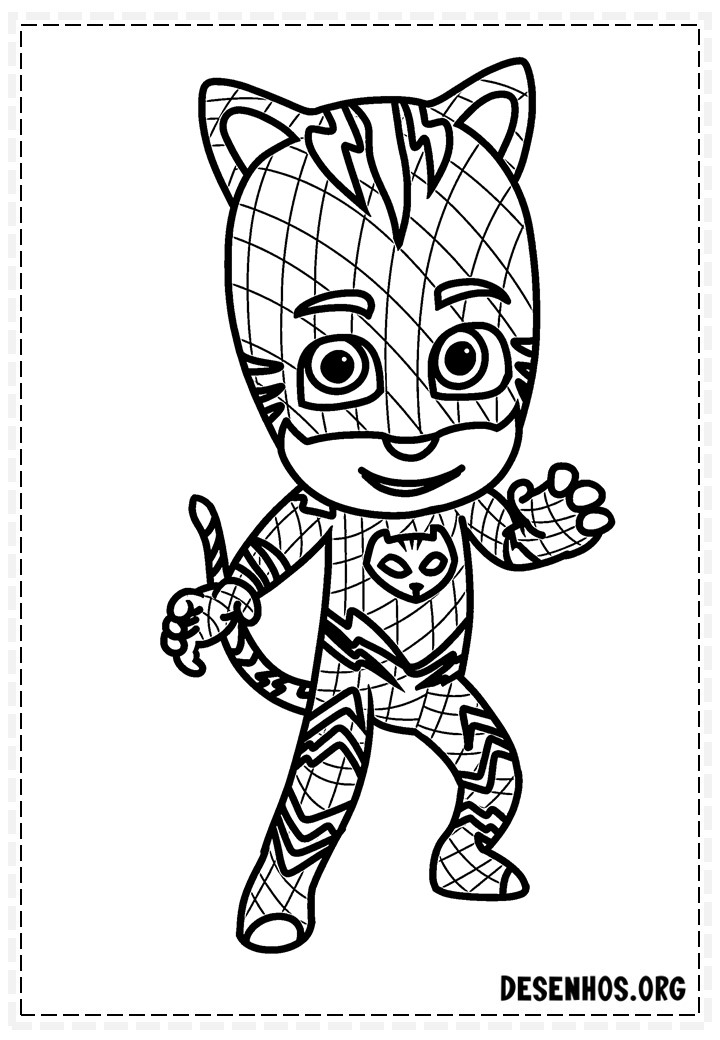 80 Desenhos do Pj Masks para colorir 80 Desenhos do Pj Masks para colorir