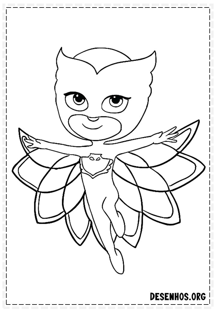 80 Desenhos do Pj Masks para colorir 80 Desenhos do Pj Masks para colorir