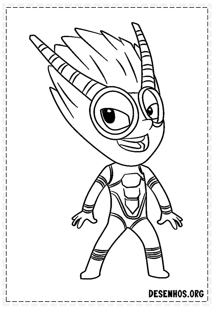 80 Desenhos do Pj Masks para colorir 80 Desenhos do Pj Masks para colorir