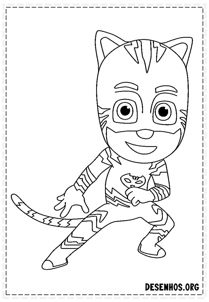 80 Desenhos do Pj Masks para colorir 80 Desenhos do Pj Masks para colorir
