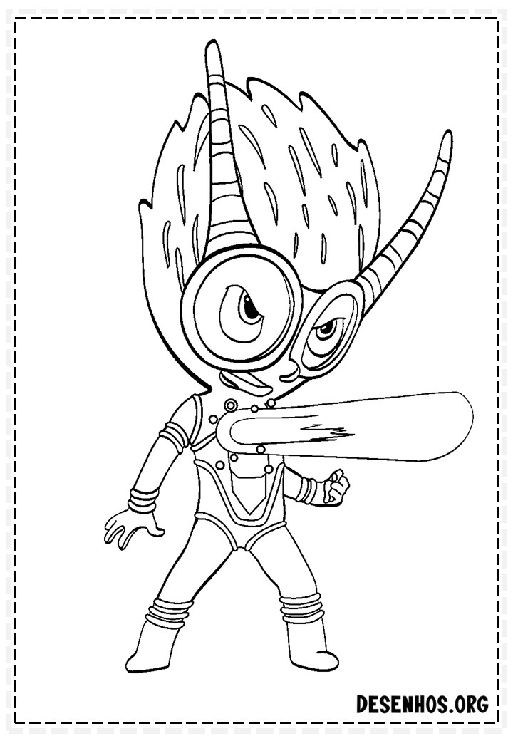 80 Desenhos do Pj Masks para colorir 80 Desenhos do Pj Masks para colorir