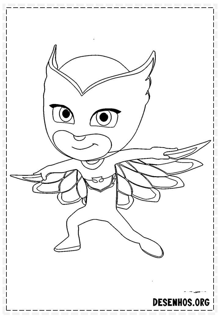 80 Desenhos do Pj Masks para colorir 80 Desenhos do Pj Masks para colorir