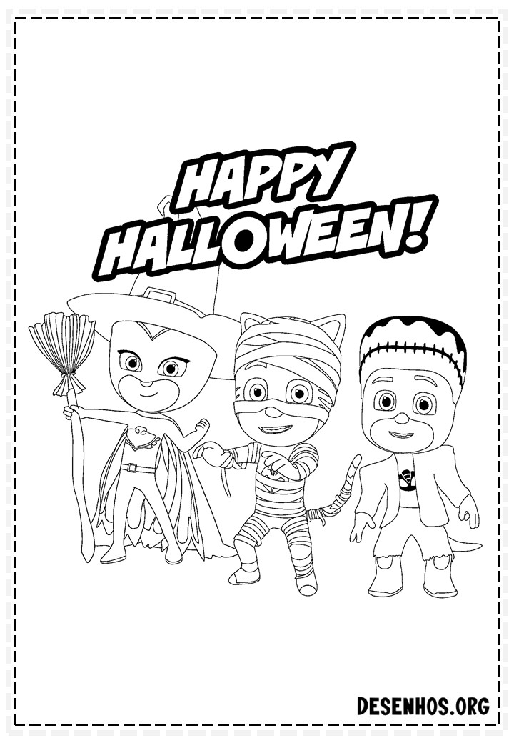80 Desenhos do Pj Masks para colorir 80 Desenhos do Pj Masks para colorir