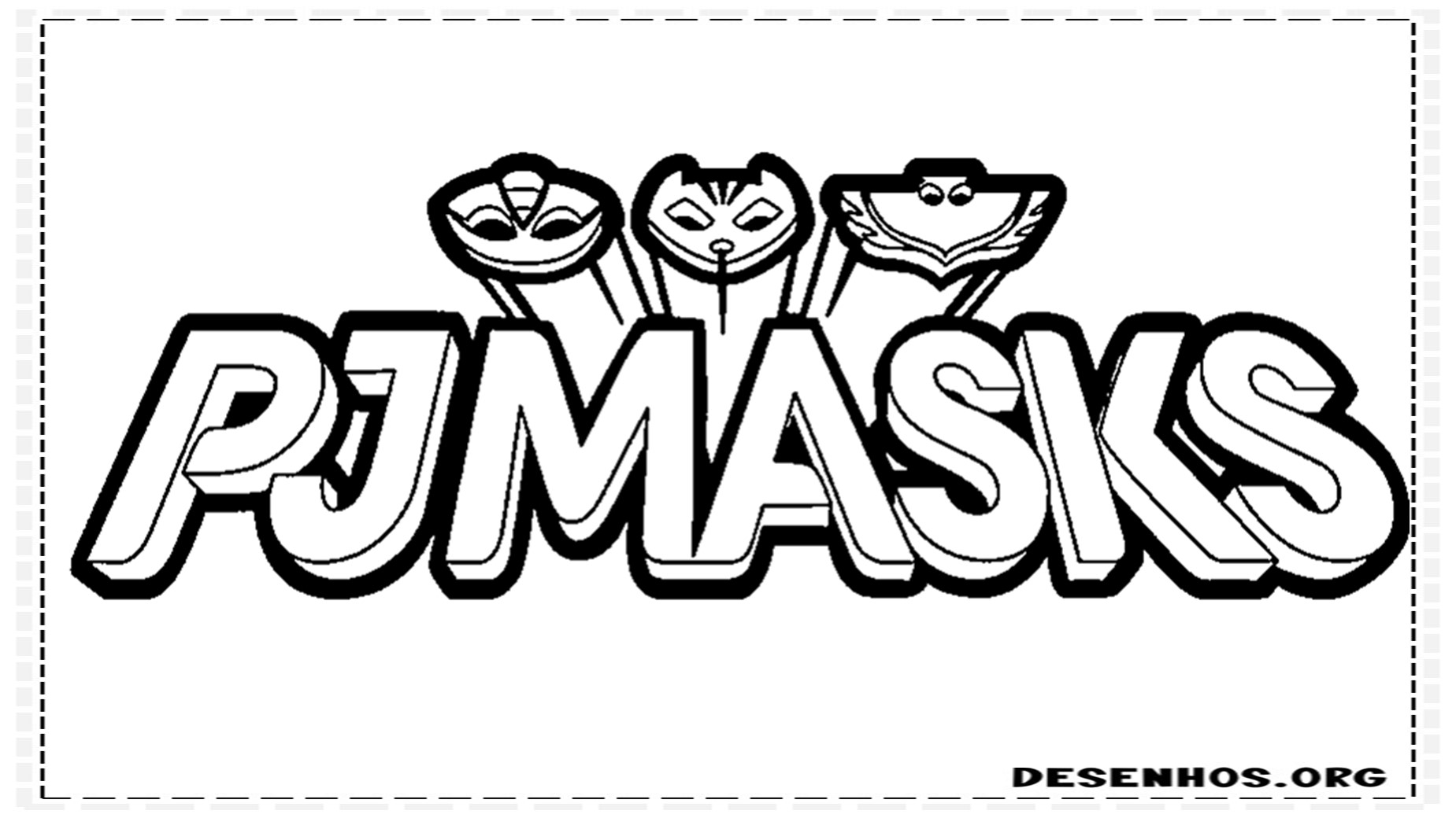 80 Desenhos do Pj Masks para colorir 80 Desenhos do Pj Masks para colorir