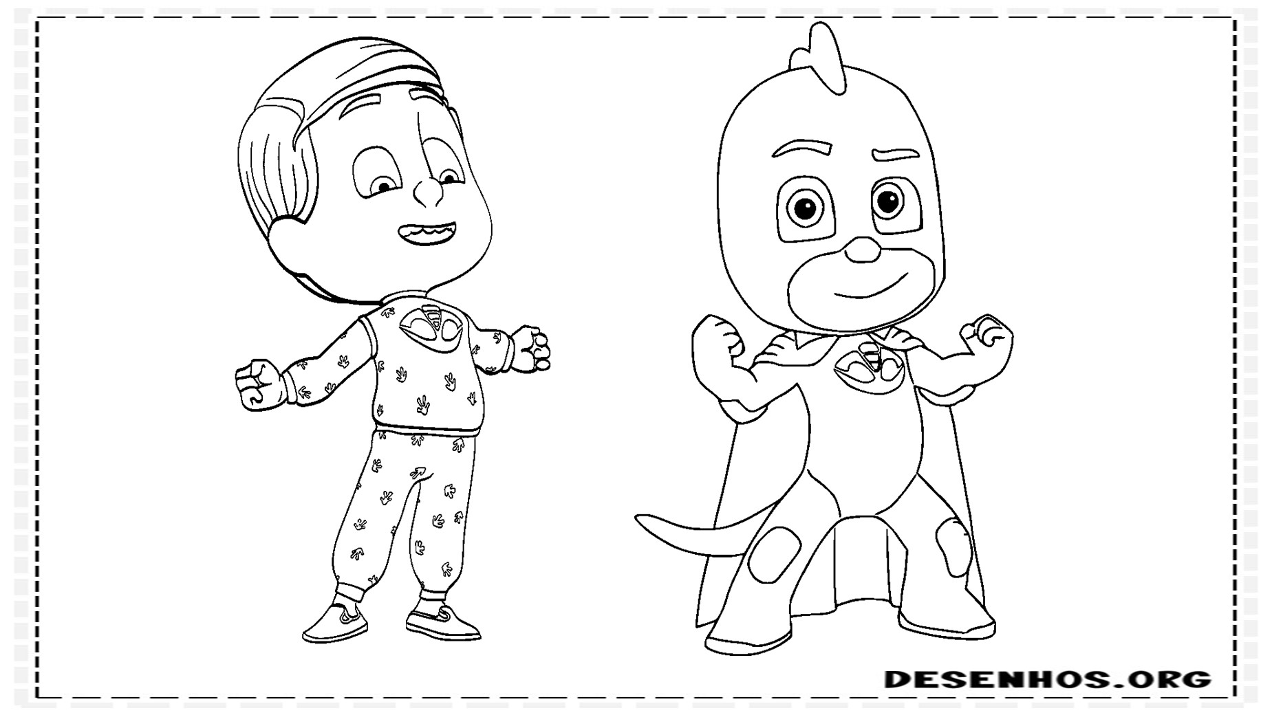 pj masks para colorir 19