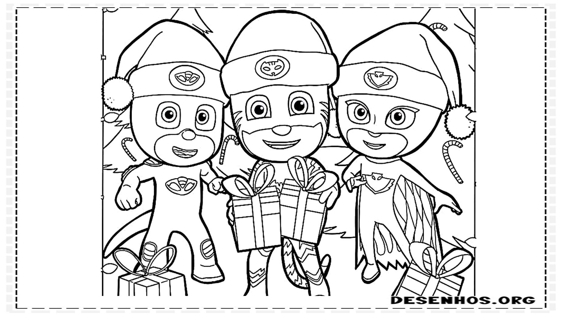 pj masks para colorir 26