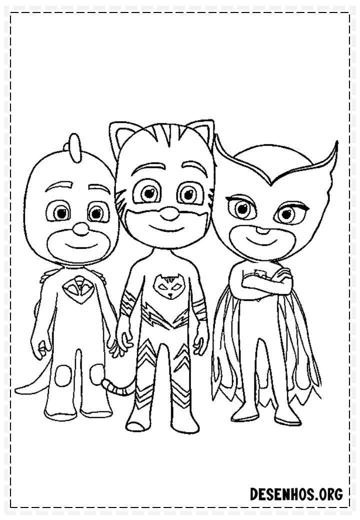 pj masks para colorir 46
