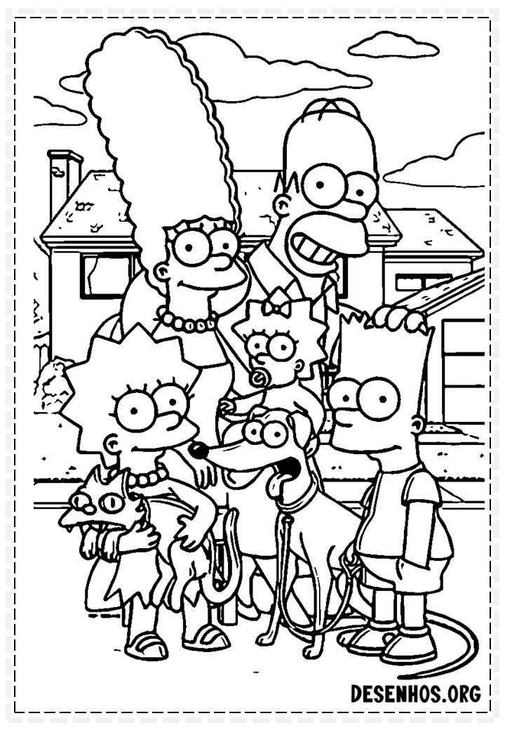 desenhos dos simpsons 101