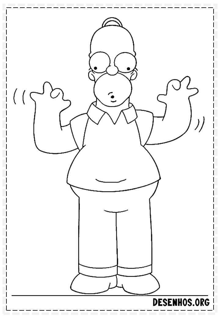 desenhos dos simpsons 38