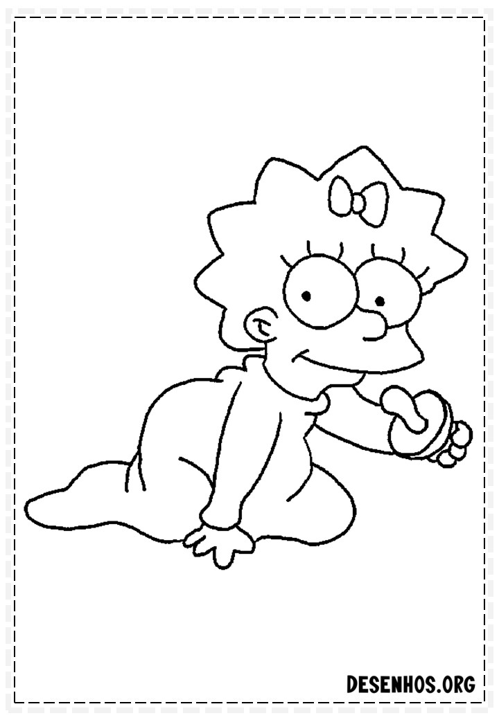desenhos dos simpsons 45