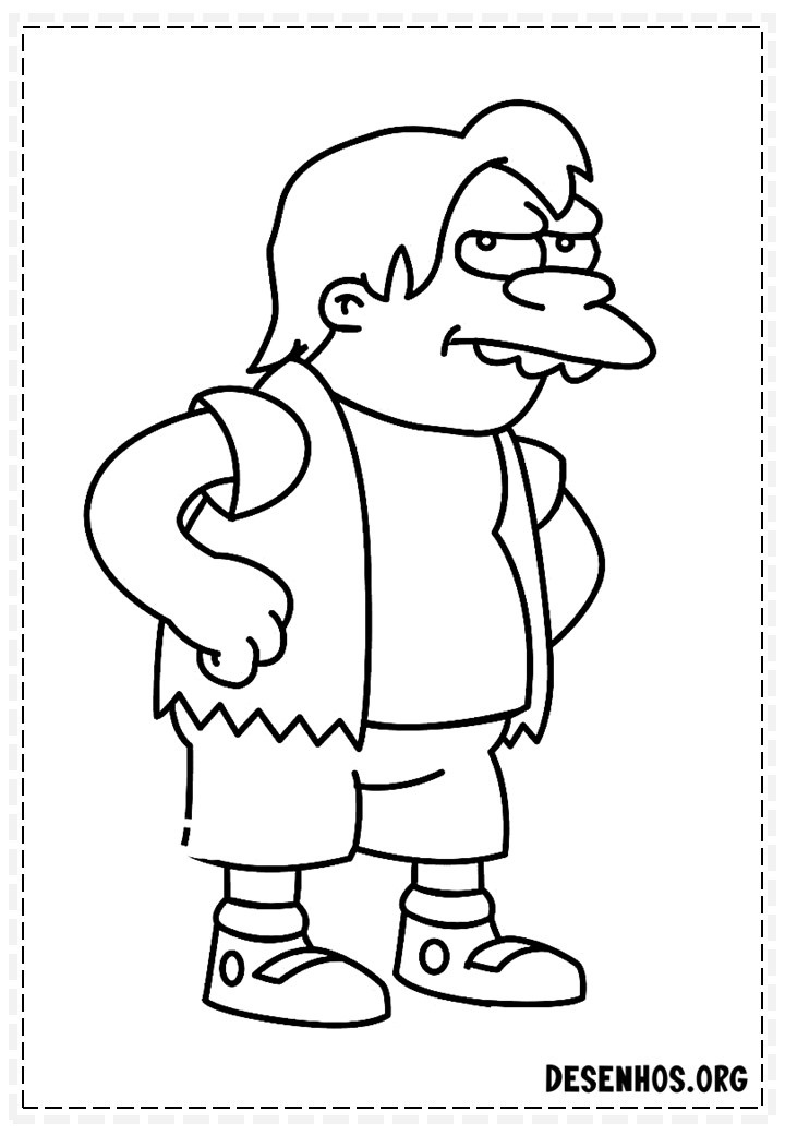desenhos dos simpsons 51