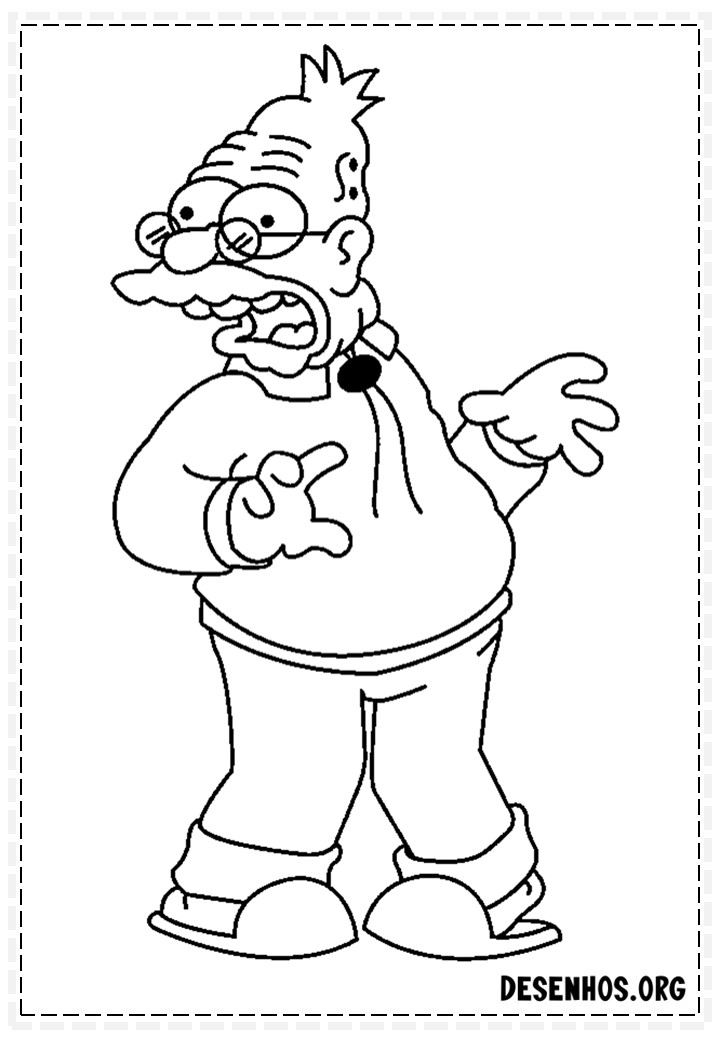 desenhos dos simpsons 54