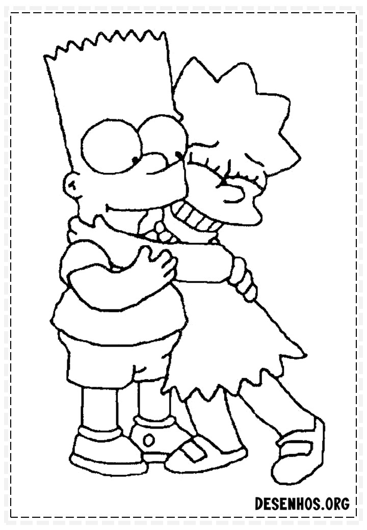desenhos dos simpsons 55