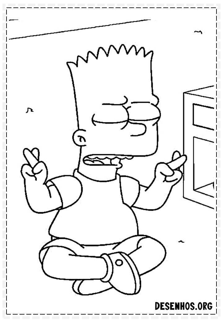 desenhos dos simpsons 59