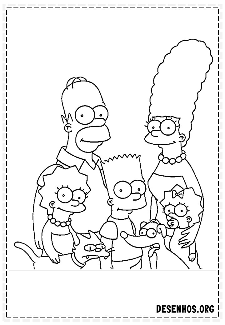 desenhos dos simpsons 71