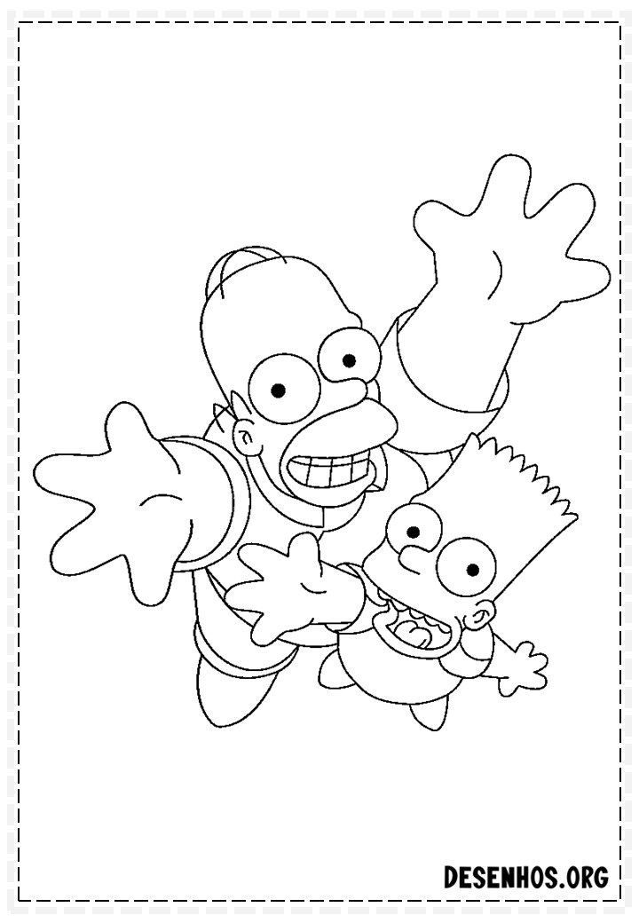 desenhos dos simpsons 76