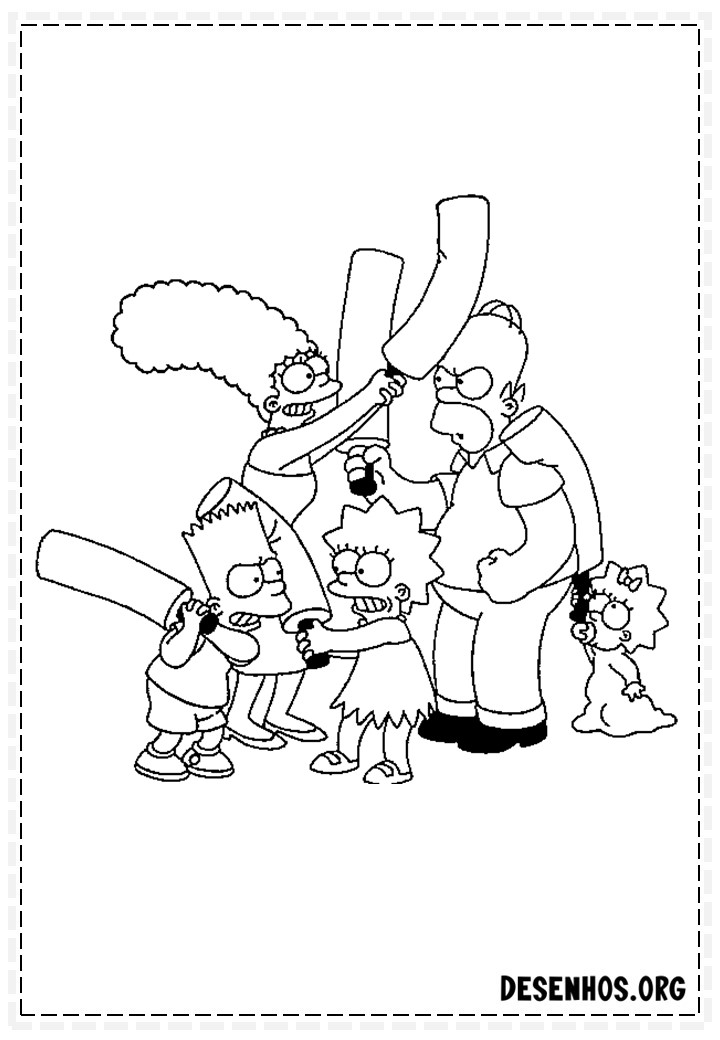 desenhos dos simpsons 79 desenhos dos simpsons 79