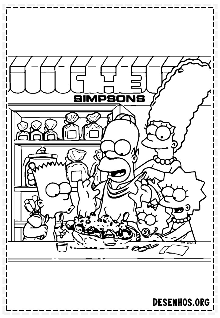 desenhos dos simpsons 85