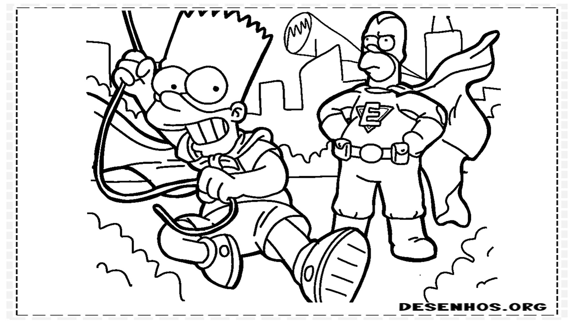 simpsons-para-colorir-10