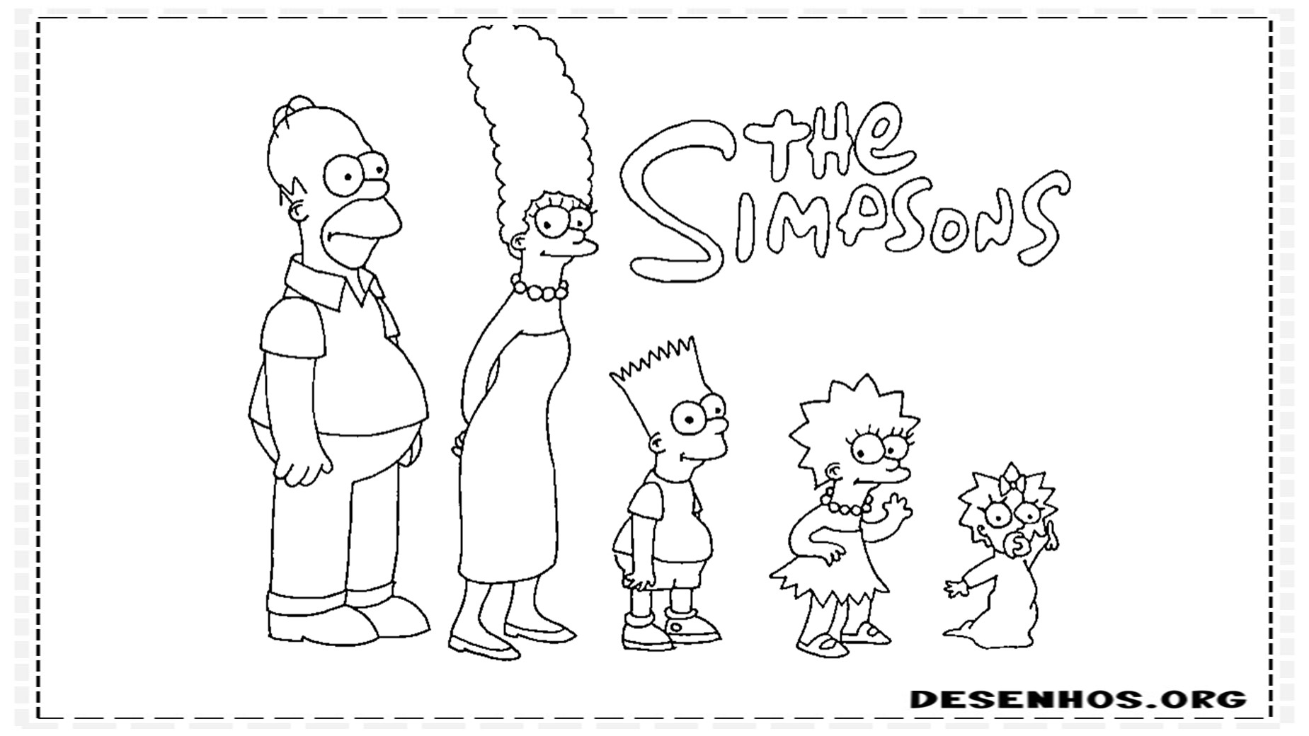 simpsons-para-colorir-11