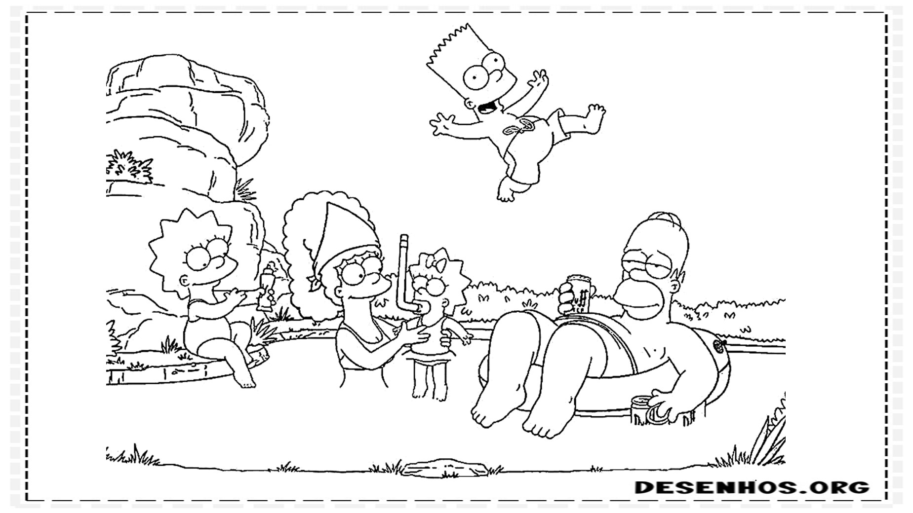 simpsons-para-colorir-13