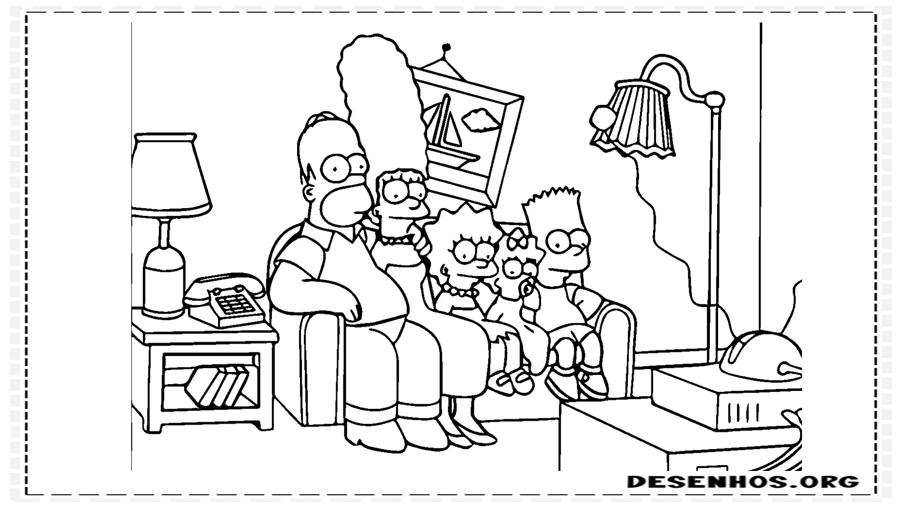 simpsons-para-colorir-14