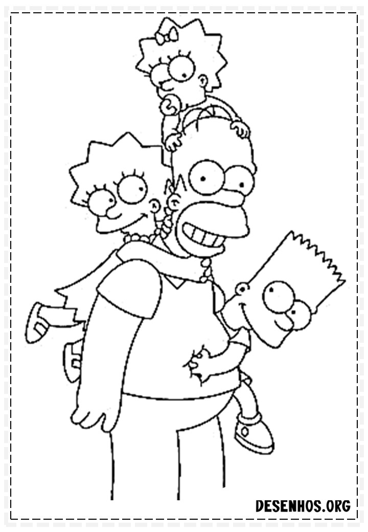 simpsons-para-colorir-22