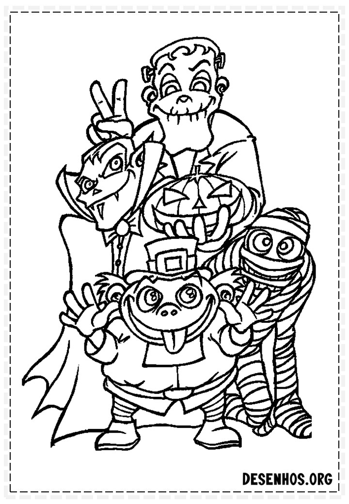 Halloween para colorir 10