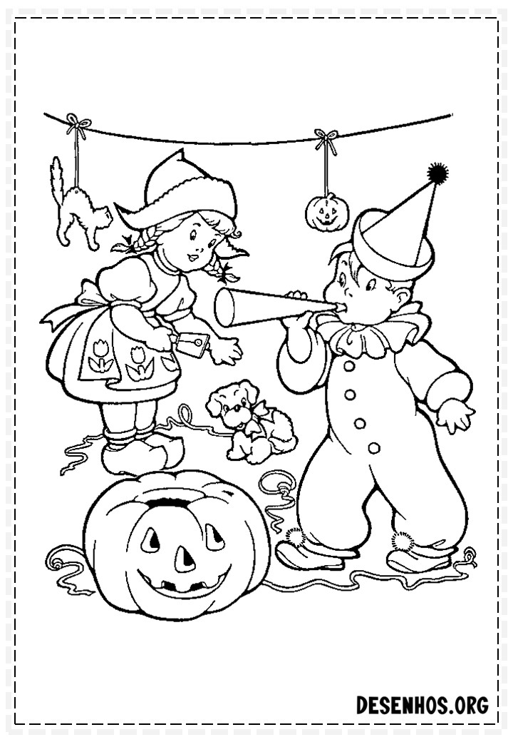 Halloween para colorir 3