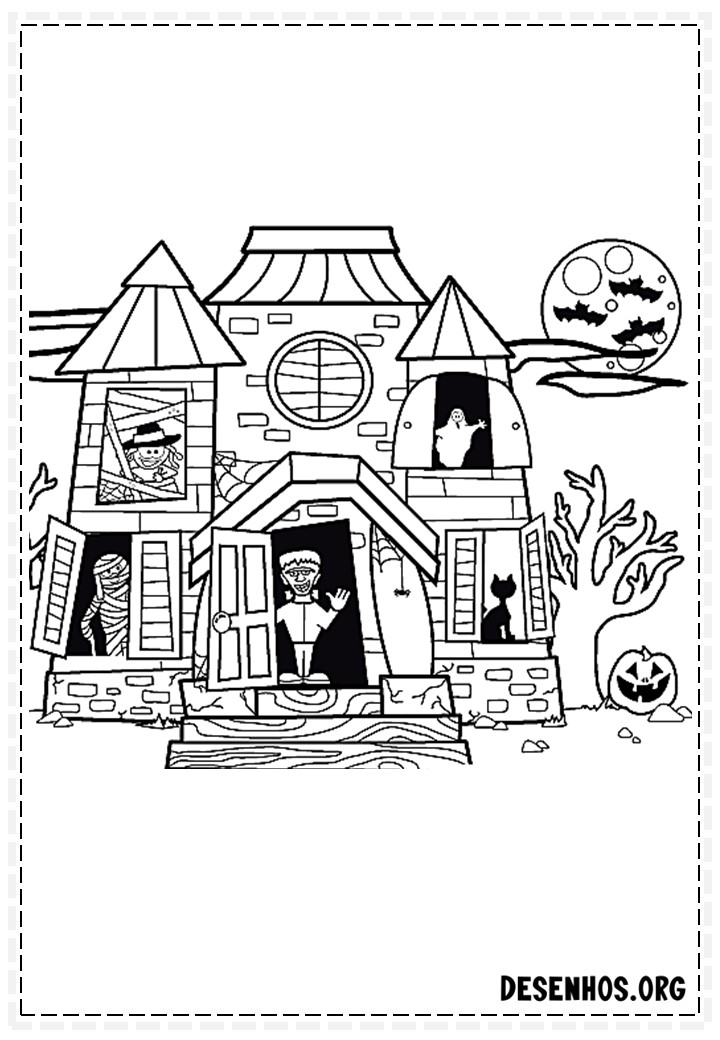 Halloween para colorir 39