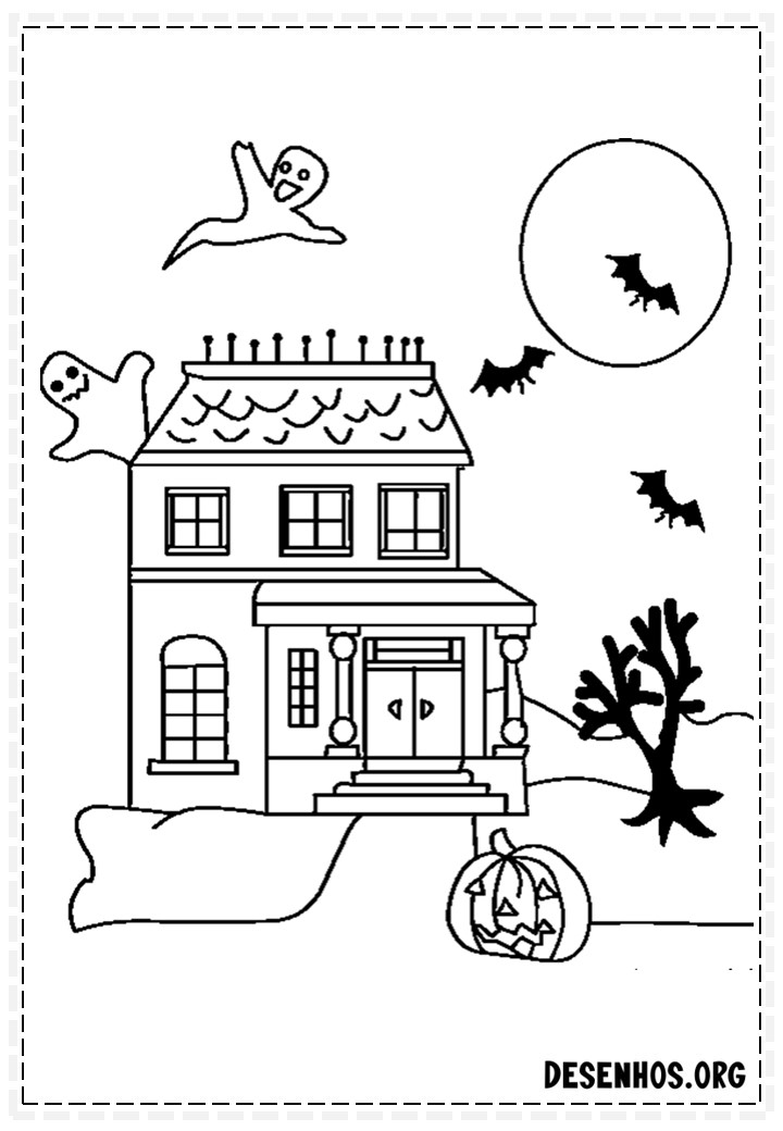 Halloween para colorir 47