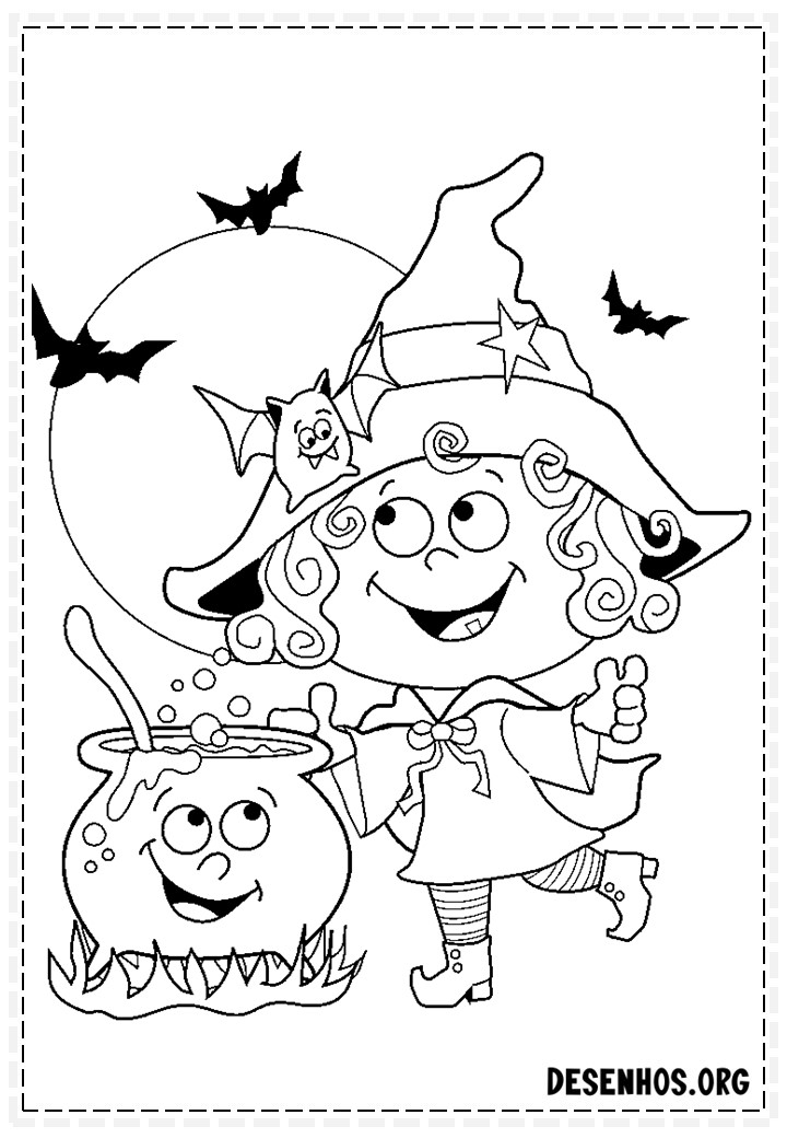 Halloween para colorir 56