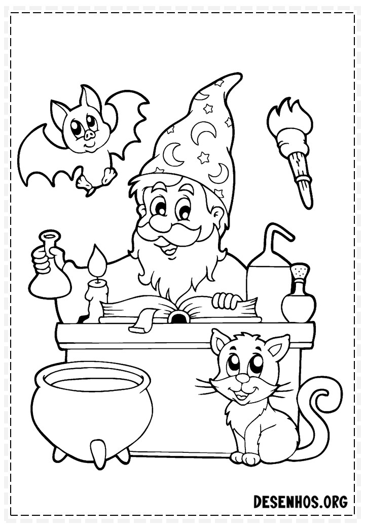 Halloween para colorir 85
