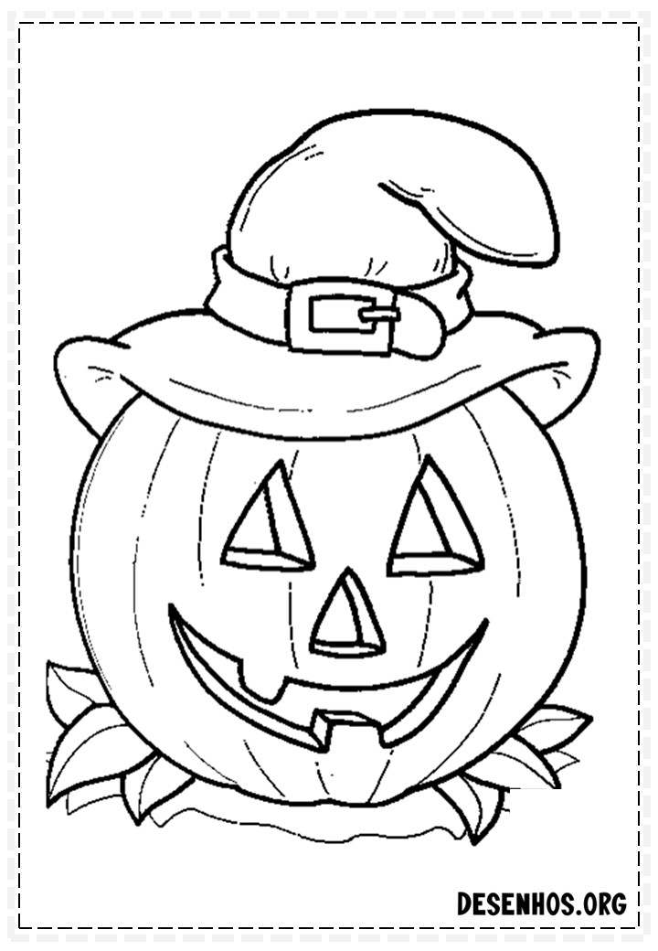 100 Desenhos do Halloween para colorir –  – Desenhos para  Colorir