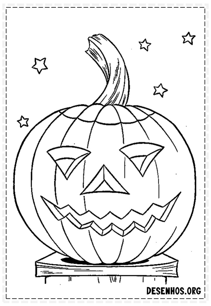 100 Desenhos do Halloween para colorir