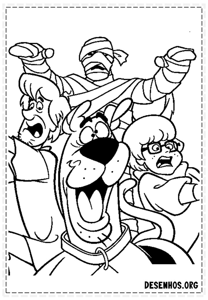 100 Desenhos do Halloween para colorir