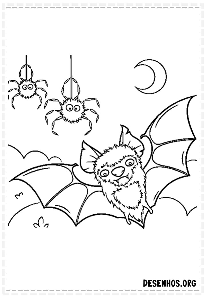 100 Desenhos do Halloween para colorir