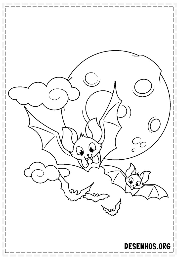 100 Desenhos do Halloween para colorir