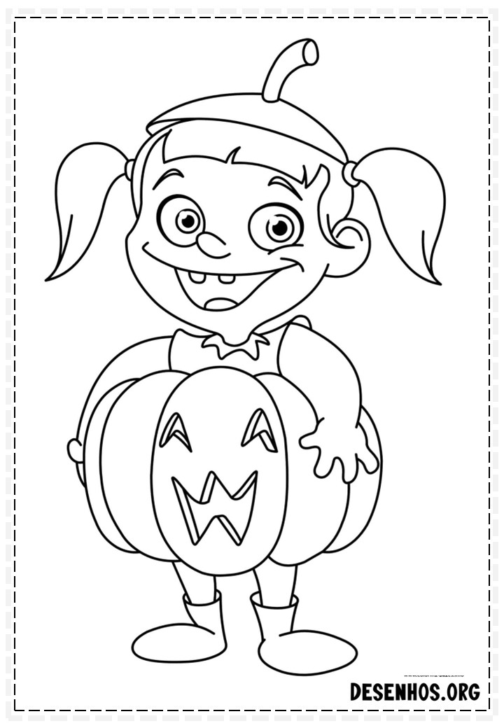 100 Desenhos do Halloween para colorir