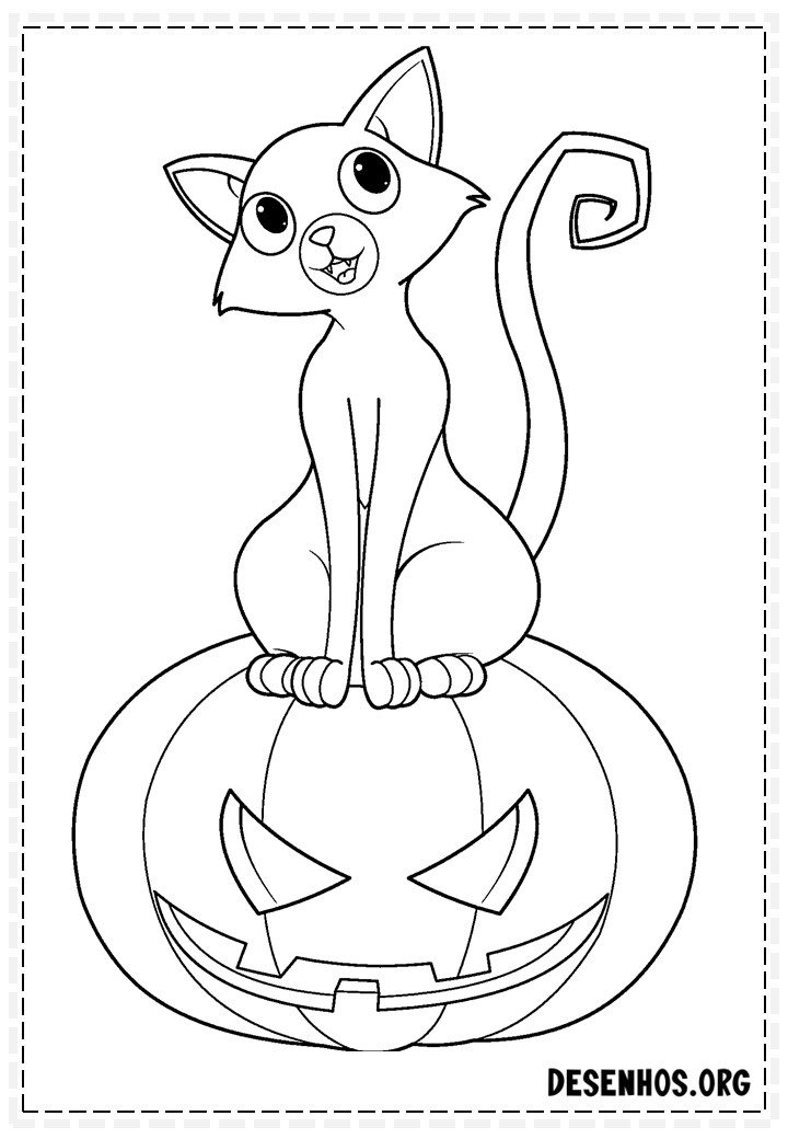100 Desenhos do Halloween para colorir