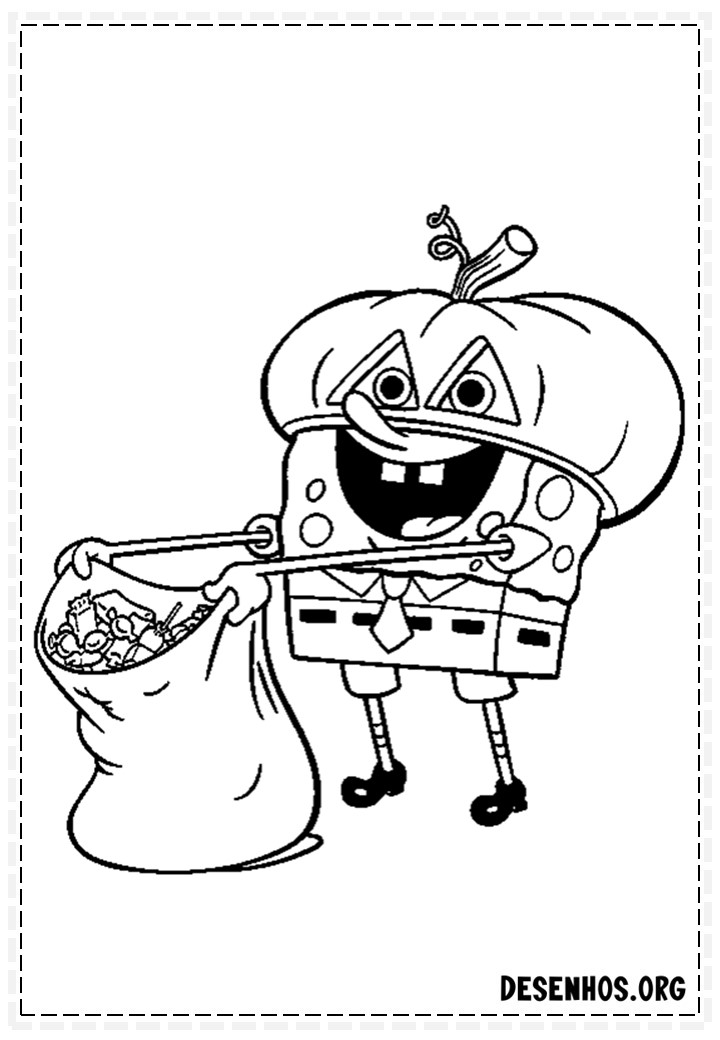 100 Desenhos do Halloween para colorir