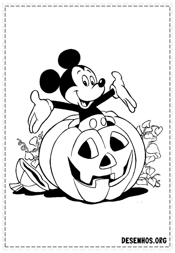 100 Desenhos do Halloween para colorir