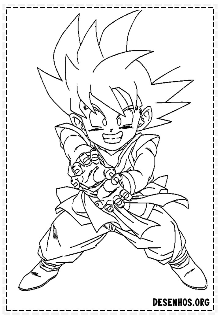 desenhos do dragon ball 18
