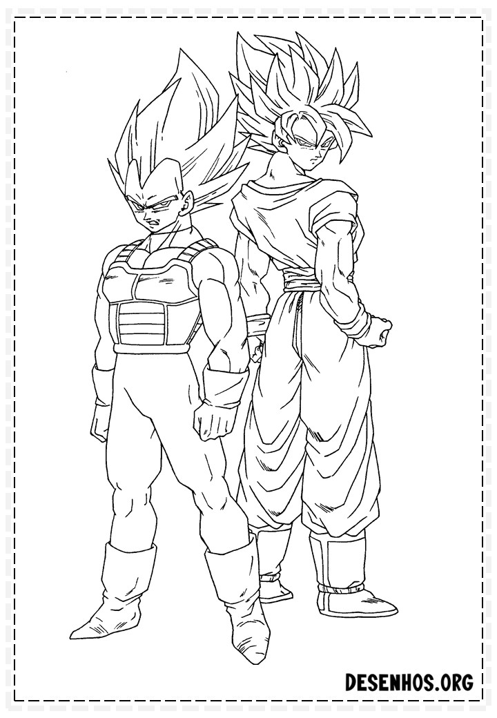 desenhos do dragon ball 64