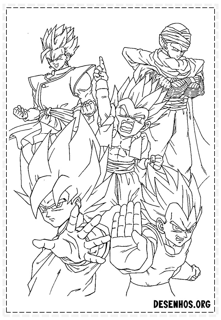 desenhos do dragon ball 68